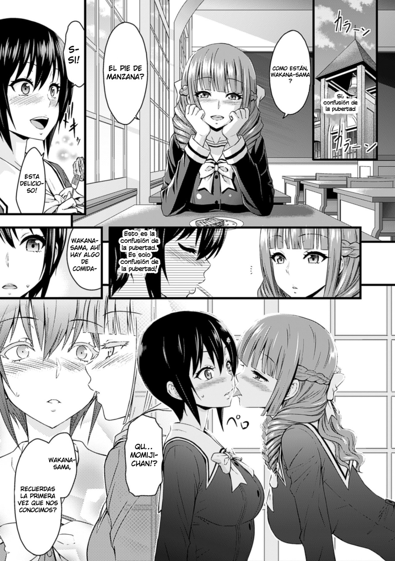 [Yamada Gogogo] Eve no Sekai (2D Comic Magazine Yuri Ninshin Vol. 2) [Spanish] [Allen Translations] [Digital] image number 5