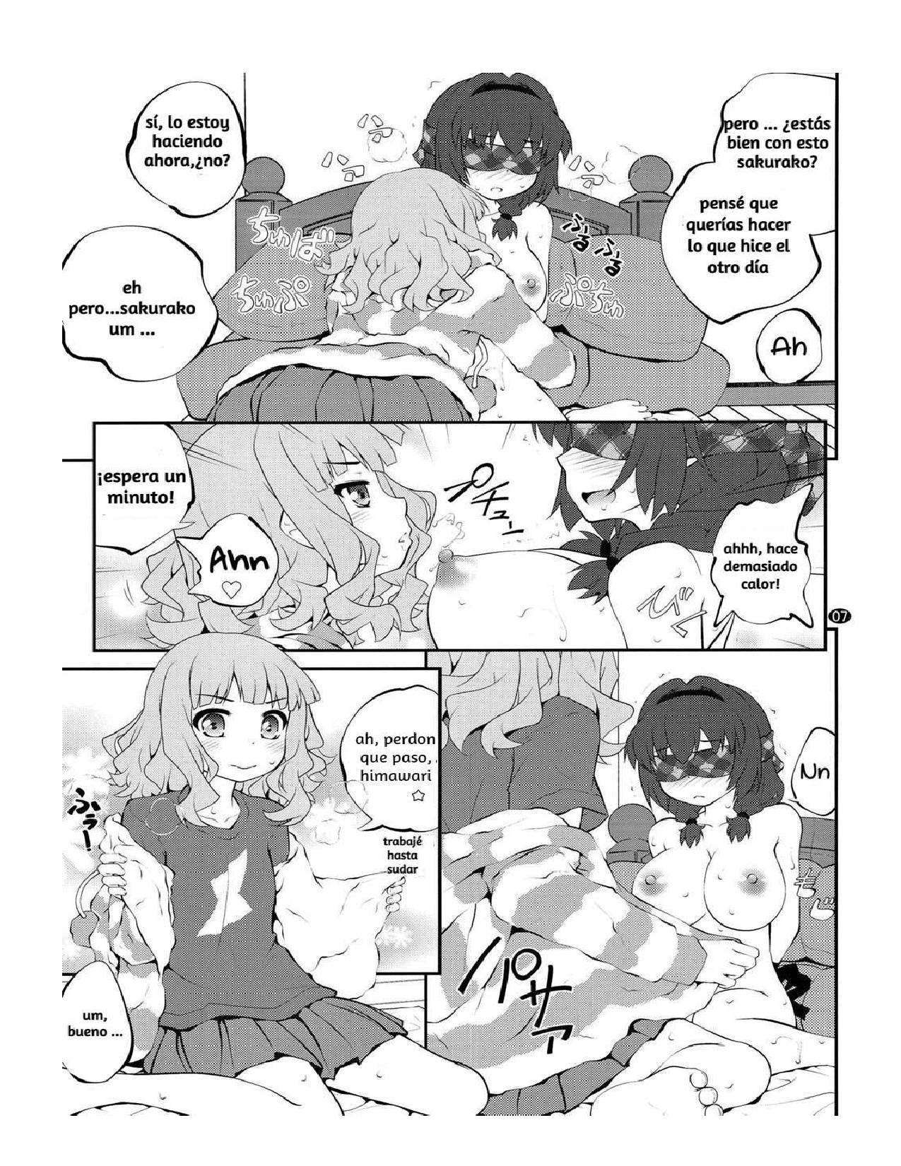 (GirlsLoveFestival 17) [Purimomo (Goyac)] Himegoto Flowers 10 | Secret Flowers 10 (YuruYuri) [Spanish] [Kamisama36] numero di immagine  7