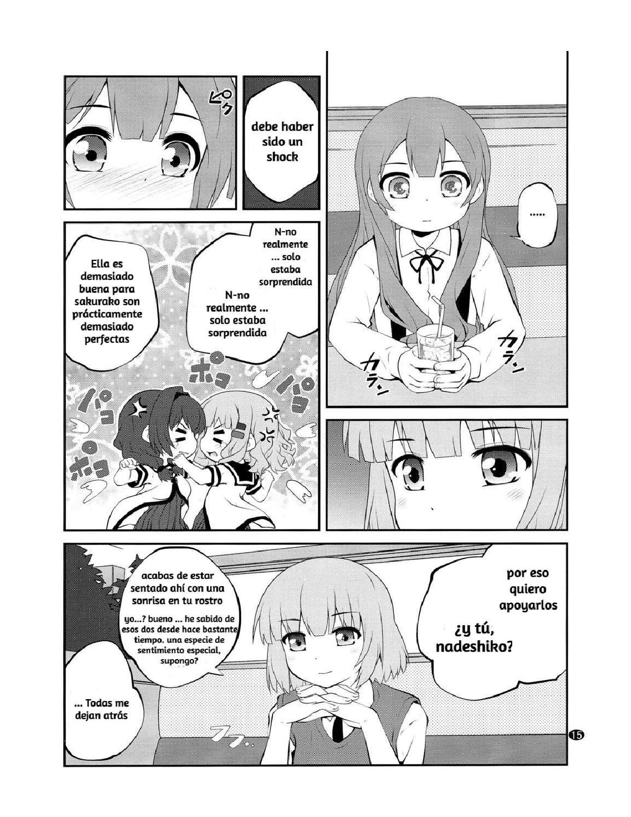 (GirlsLoveFestival 17) [Purimomo (Goyac)] Himegoto Flowers 10 | Secret Flowers 10 (YuruYuri) [Spanish] [Kamisama36] numero di immagine  15