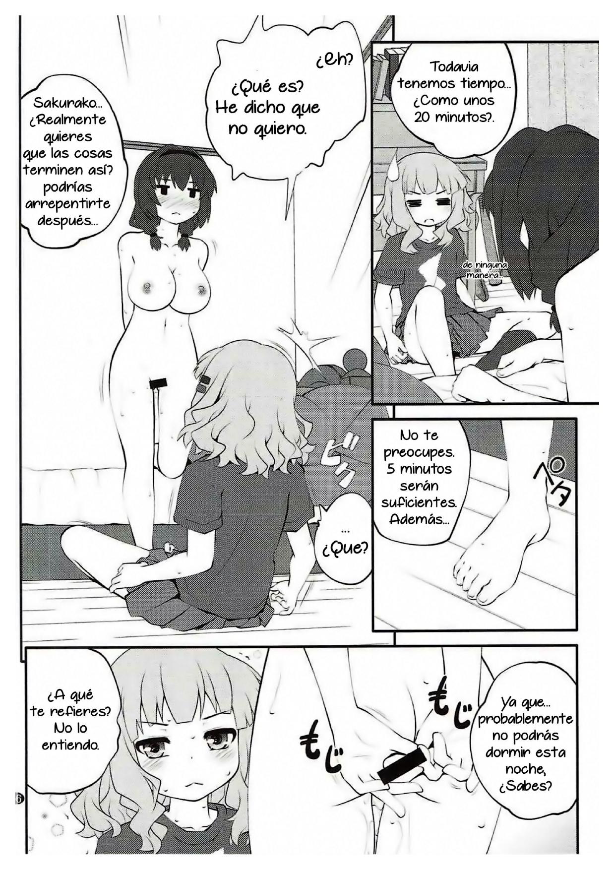 (C91) [Purimomo (Goyac)] Himegoto Flowers 11 | Secret Flowers 11 (YuruYuri) [Spanish] [9Parsec] numero di immagine  5