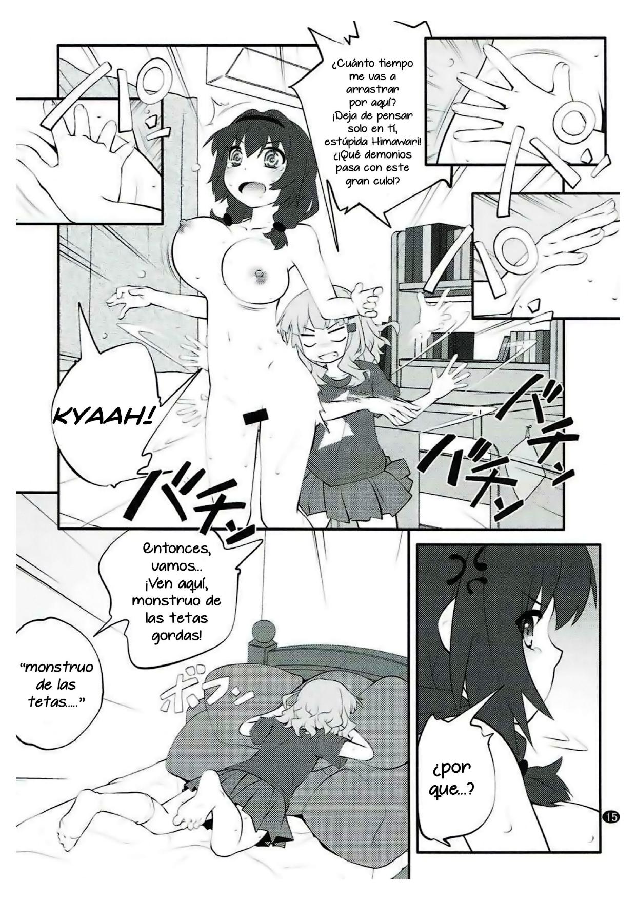 (C91) [Purimomo (Goyac)] Himegoto Flowers 11 | Secret Flowers 11 (YuruYuri) [Spanish] [9Parsec] numero di immagine  14