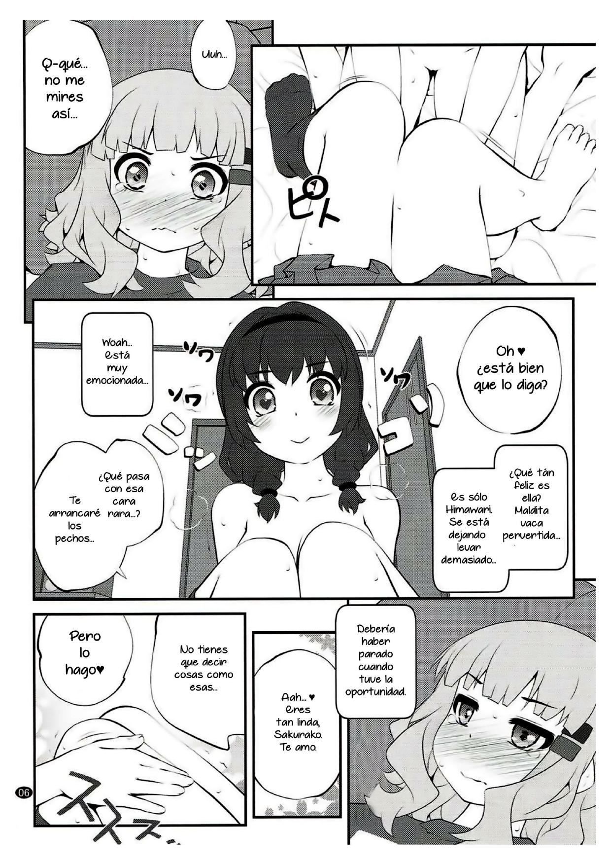 (C93) [Purimomo (Goyac)] Himegoto Flowers 12 | Secret Flowers 12 (YuruYuri) [Spanish] [9Parsec] numero di immagine  5