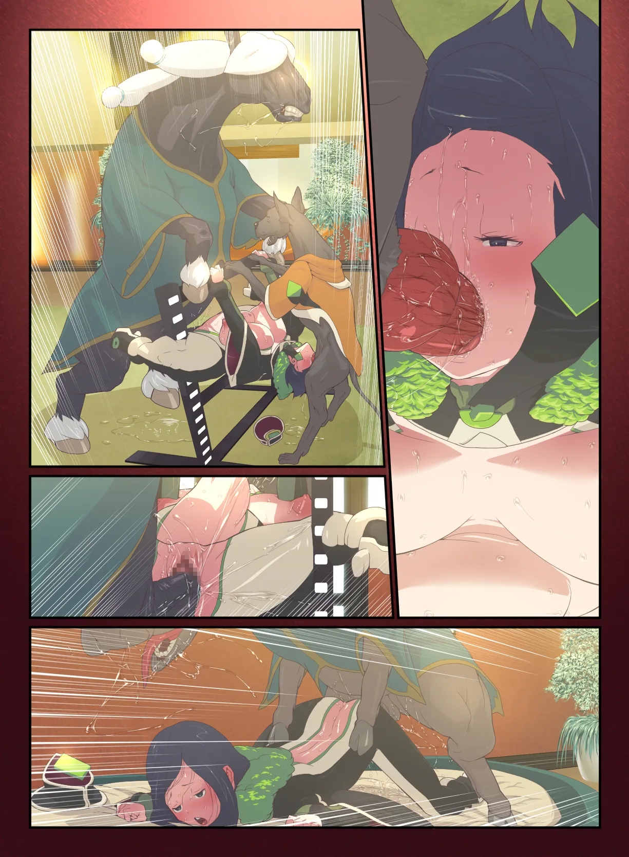 [Rush Rise Line (Kitsuneno Ne)] Juukan Go Zenpen | 兽感 伍 前篇 [Chinese] [MTL] 34eme image