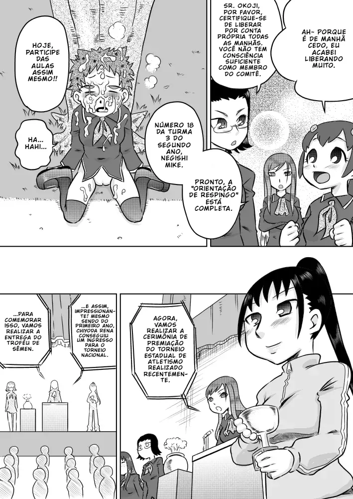 [7ten paoki] Conselho Estudantil Futanari – A Recompensa é um Banho de Esperma [Portuguese-BR] [BLACKSUB] 图片编号 10