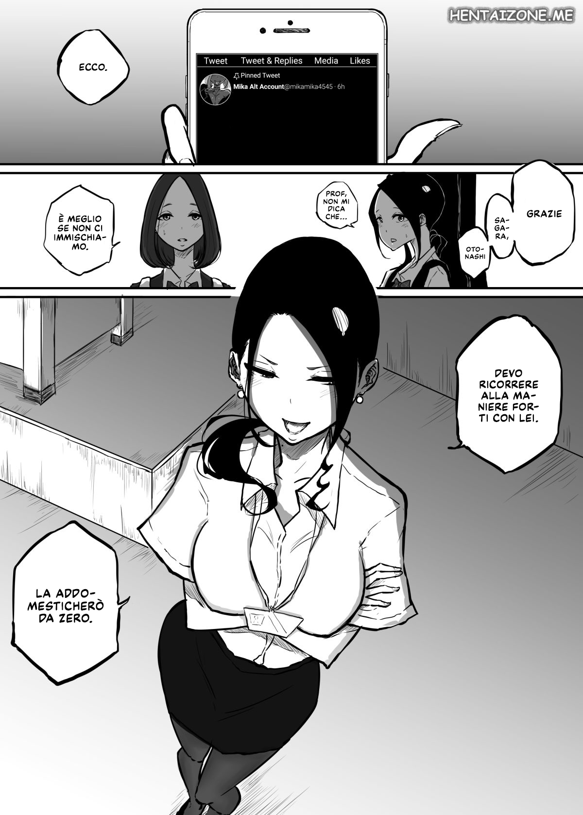 [Sky Dogma (Pandacorya)] Sparta Sensei ga Oshiego no Bitch Gal ni Ecchi na Koto Sareru Hanashi 1-3 | La sensei più cattiva di tutte 1-3 [Italian] 이미지 번호 9