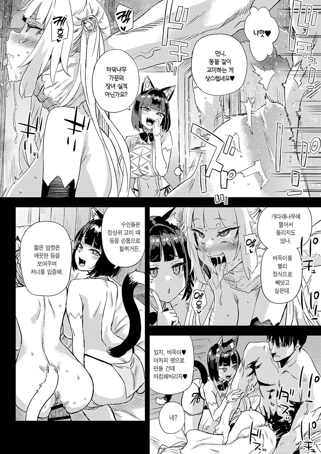 [Fatalpulse (Asanagi)] Nekozoku Musume wa Ningen o Kau. - CAT GIRLS KEEP A HUMAN | 묘족녀는 인간을 기른다. [Korean] [Team Edge] [Digital] 图片编号 27