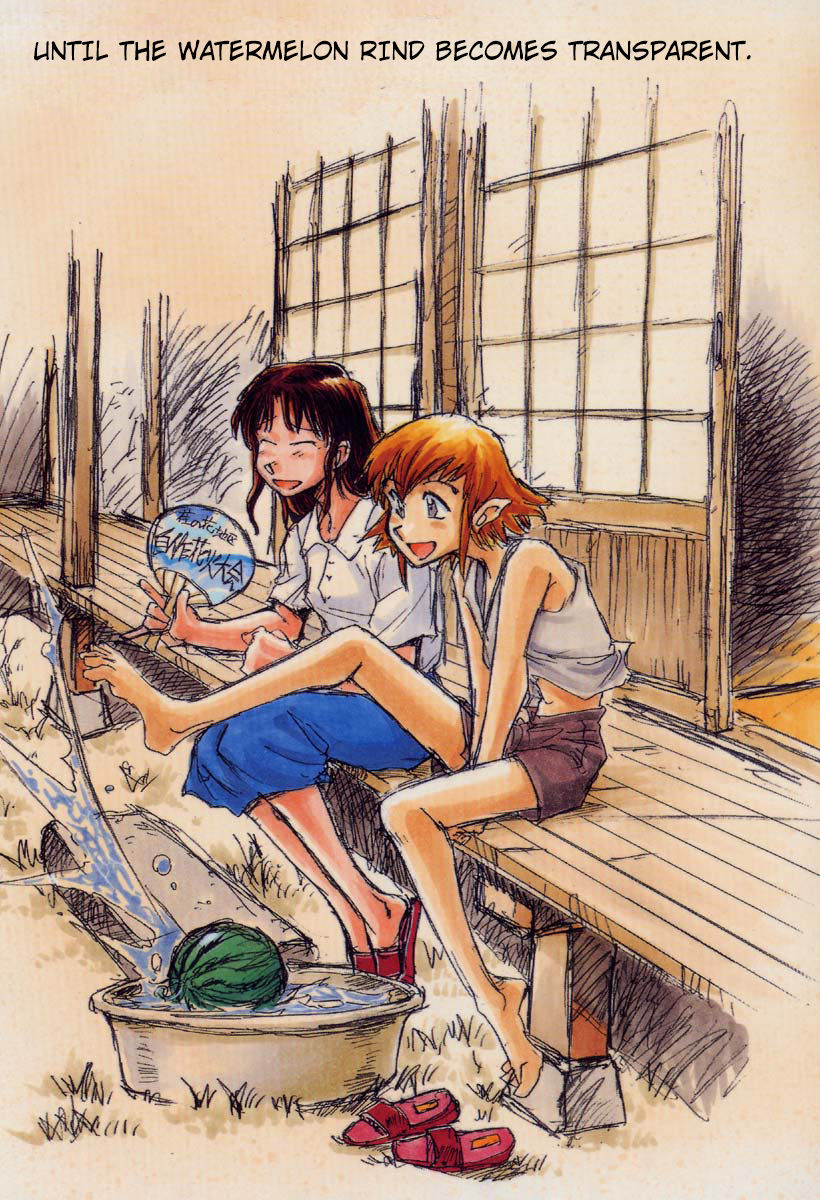 [Okinawa Taieki Gunjinkai(Yasunaga Kouichirou)] Suika ha kawa ga sukerumade [English] [Kuraudo] изображение № 1