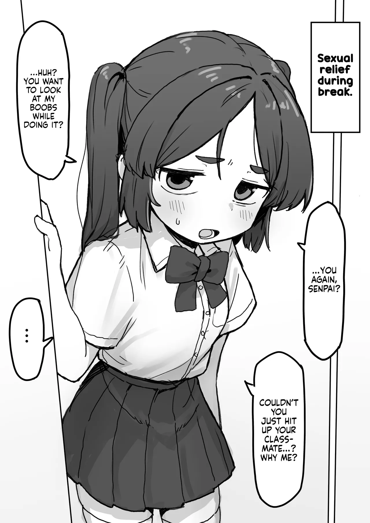 [Dobepopon] ○Shori Gakari-chan | Sexual Relief-chan [English] [NudeSalad] 图片编号 6