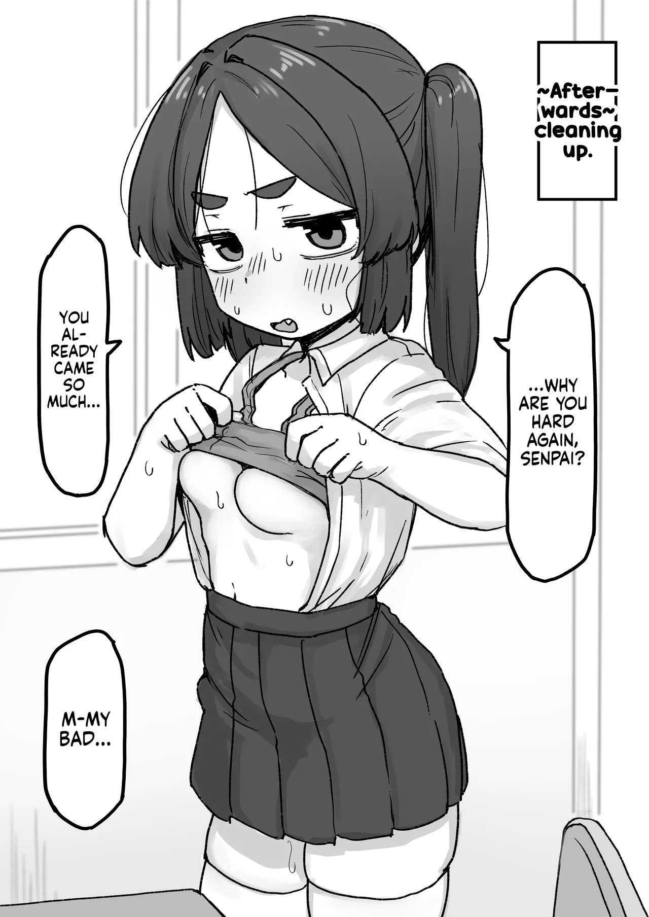 [Dobepopon] ○Shori Gakari-chan | Sexual Relief-chan [English] [NudeSalad] 图片编号 16