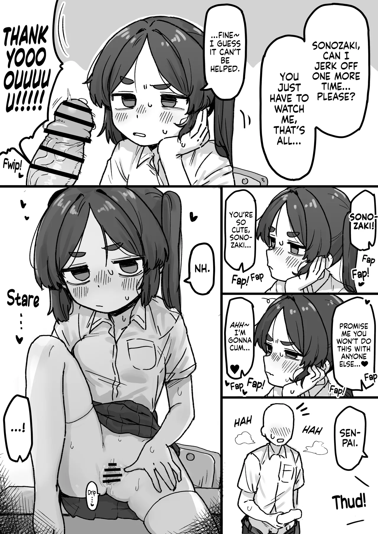 [Dobepopon] ○Shori Gakari-chan | Sexual Relief-chan [English] [NudeSalad] 图片编号 17