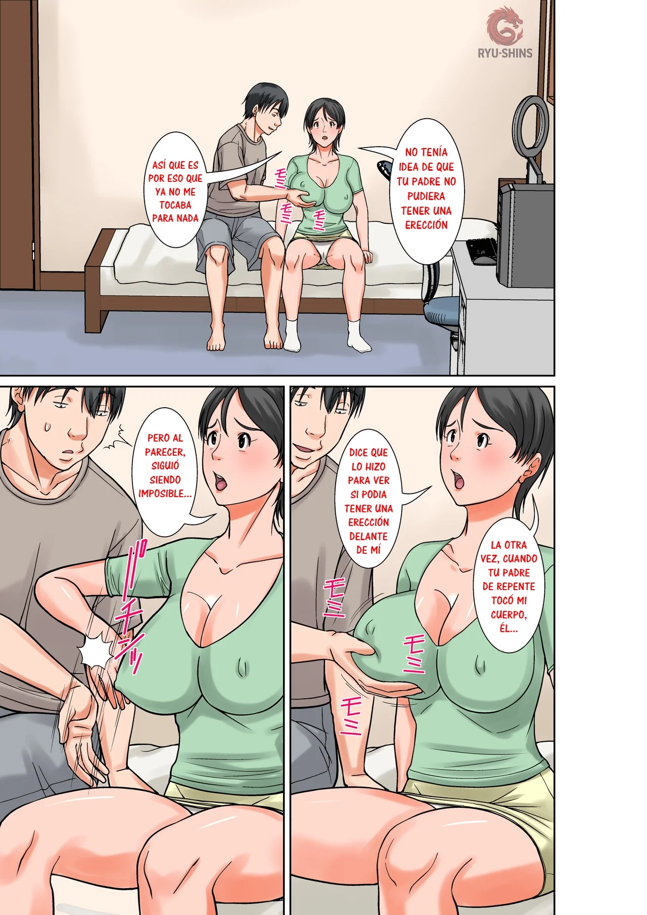 [Hoyoyodou] Kora! Anta Hahaoya o Kudoite Nani Shiyoutte Iu no! ~Katsuo Hitorigurashi Hen~ Sono 6 | ¡Oye! ¿Qué Pretendes Seduciendo a Tu Madre？~La Vida en Solitario de Katsuo~ 6 [Spanish] [RYU-SHINS] image number 19