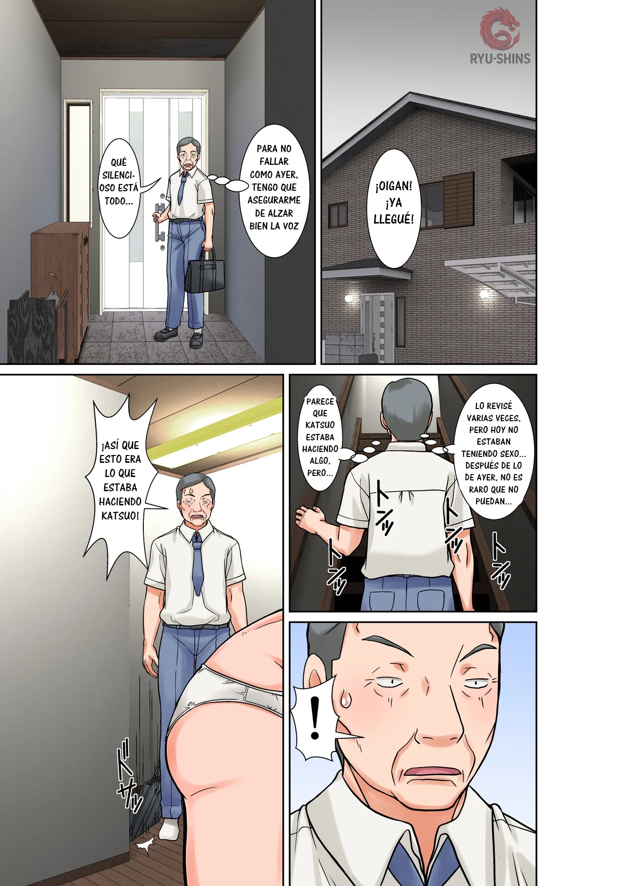 [Hoyoyodou] Kora! Anta Hahaoya o Kudoite Nani Shiyoutte Iu no! ~Katsuo Hitorigurashi Hen~ Sono 6 | ¡Oye! ¿Qué Pretendes Seduciendo a Tu Madre？~La Vida en Solitario de Katsuo~ 6 [Spanish] [RYU-SHINS] image number 23