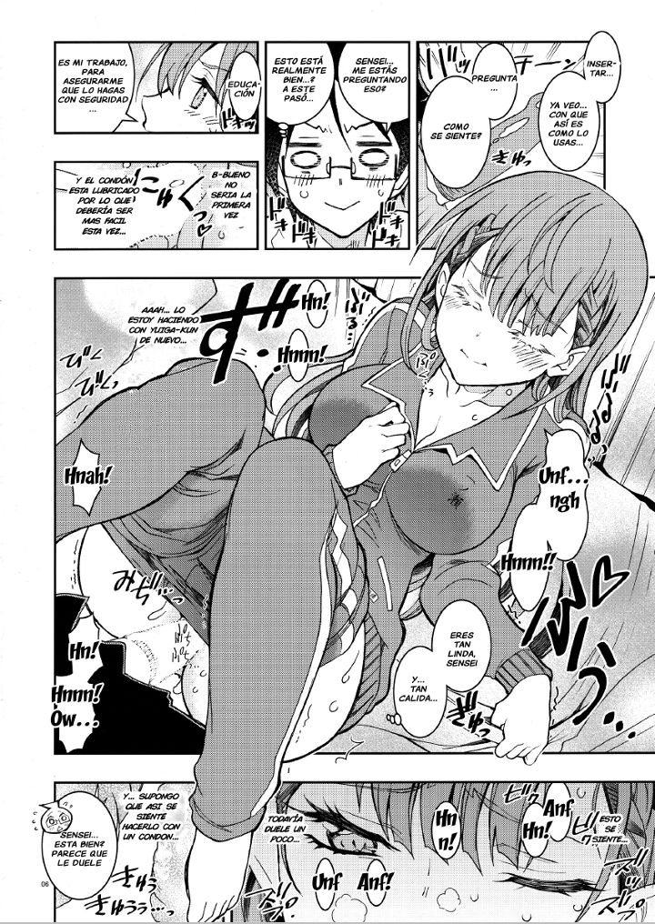 (C96) [Project Harakiri (Kaishaku)] BOKUTACHIHA SENSEIMO URUKAMO KAWAII 2 (Bokutachi wa Benkyou ga Dekinai) [Spanish] [OskarGamer YT] изображение № 5