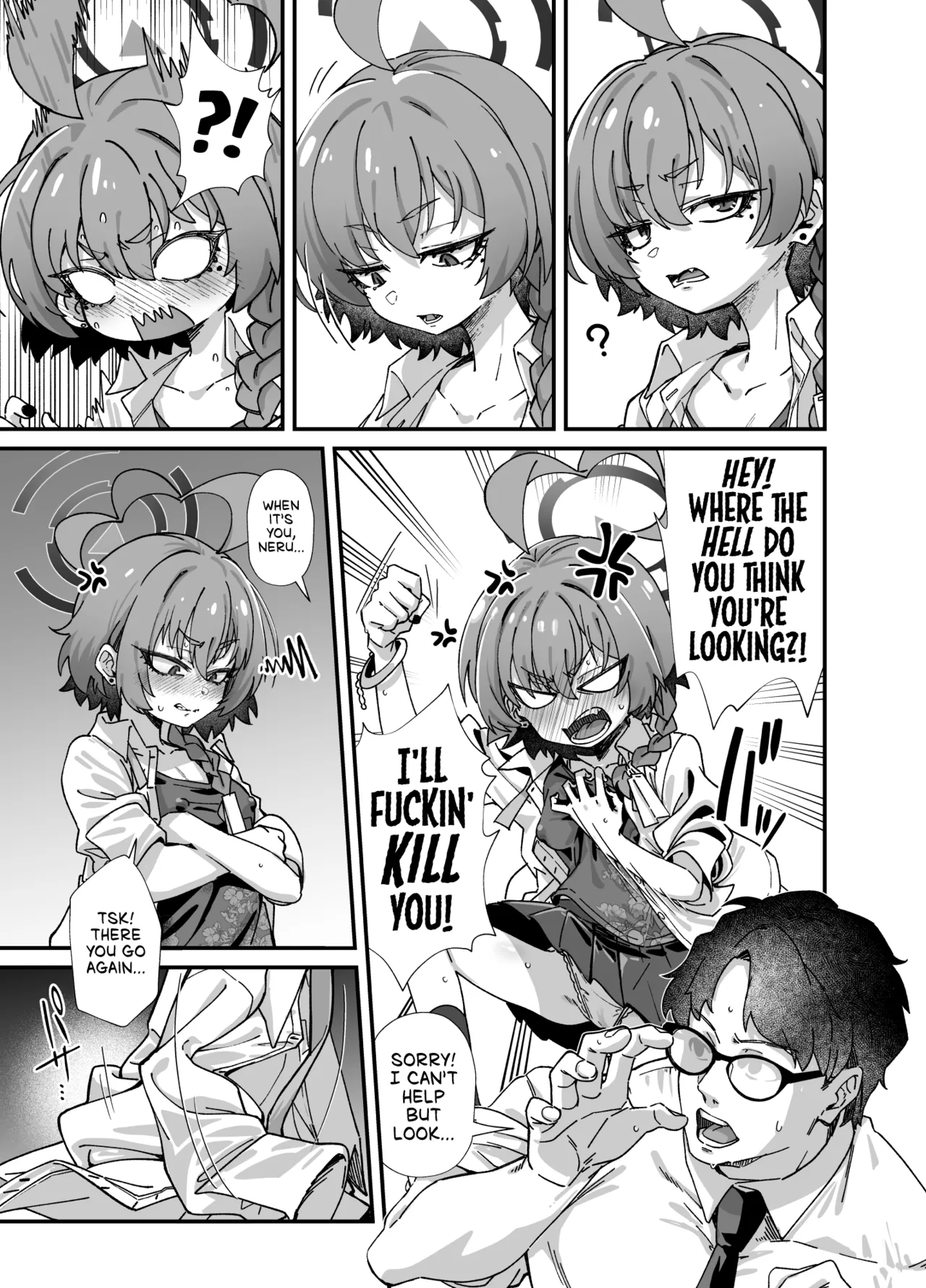 [Mori no Michi (Mori Sinrisk)] MILLENNIUM SEXPO ~Neru to Rio to Safe House de Mechakucha Sukebesuru Hen ~ | MILLENIUM SEXPO ~Getting Down and Dirty at the Safehouse with Neru and Rio~ (Blue Archive) [English] [head empty] [Digital] image number 5