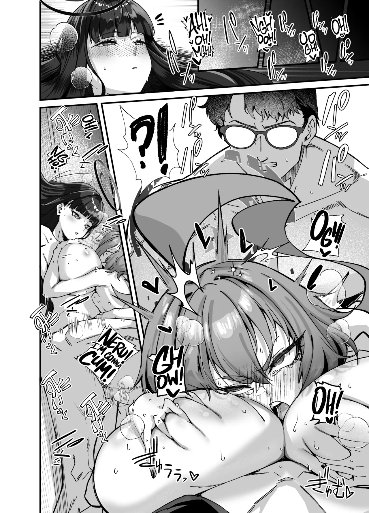 [Mori no Michi (Mori Sinrisk)] MILLENNIUM SEXPO ~Neru to Rio to Safe House de Mechakucha Sukebesuru Hen ~ | MILLENIUM SEXPO ~Getting Down and Dirty at the Safehouse with Neru and Rio~ (Blue Archive) [English] [head empty] [Digital] image number 48