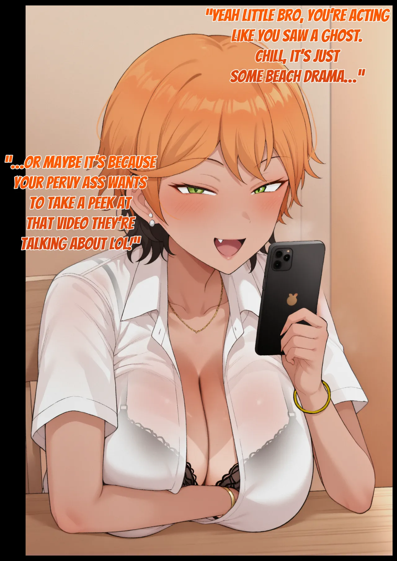 (Fan made) Kokujin no Tenkousei o NTRru "Kanako's Bet PT.2" - Full release uncensored! (AI generated) 图片编号 7