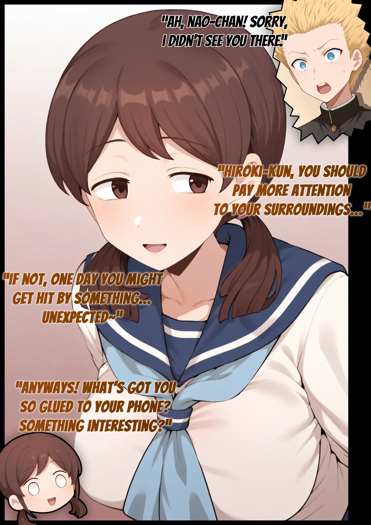 (Fan made) Kokujin no Tenkousei o NTRru "Kanako's Bet PT.2" - Full release uncensored! (AI generated) 图片编号 17