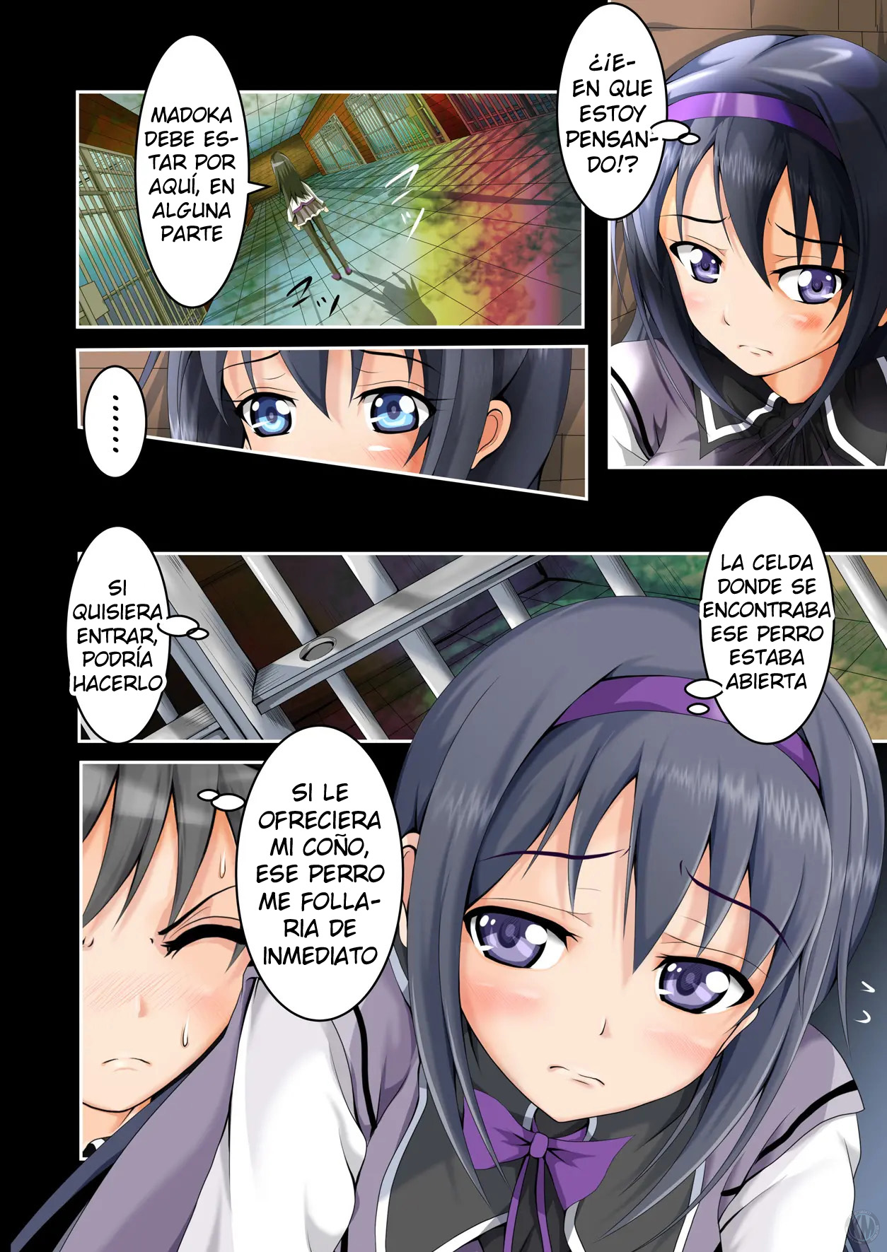 [HADES] Tsuujou no SEX ni wa Akiakishite Iru Goroujin no Chikashitsu ~Yon~｜El Sótano de un Anciano Aburrido del Sexo Convencional ~4~ (Puella Magi Madoka Magica) [Spanish] [KnightsMighty] Bildnummer 6