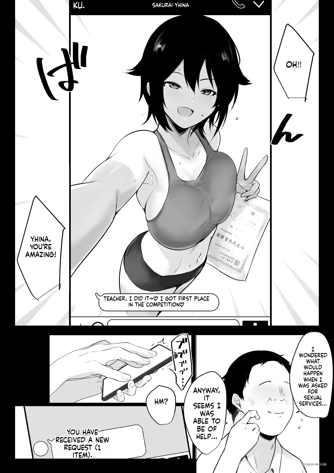 [Akireru Shoujo (Akire)] Boku wa JK no Seishori Oji-san ~Hiyake Rikujou Joshi to Amaama Koubi~ | I'm a high school girl's sex man ~sweet mating with a tanned track and field girl~ [English] [MTL] image number 49