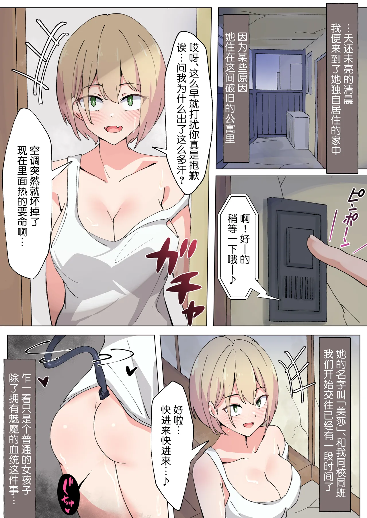 [anemone_lab (anemone)] Boro Apart de Hatsujouki Succubus to Bed ga Dorodoro ni Naru made Suru[Chinese] 图片编号 3