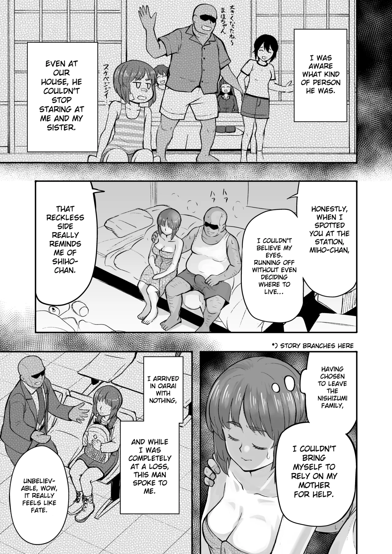 [Sutahiro BOX (Sutahiro)] A tale about Miho, who can’t resist an older man’s passionate french-kiss and ends up forgiving him for everything, even though she knows this is wrong (Girls und Panzer) [English] [Gagak_Ireng] [Digital] (fixed) Bildnummer 6