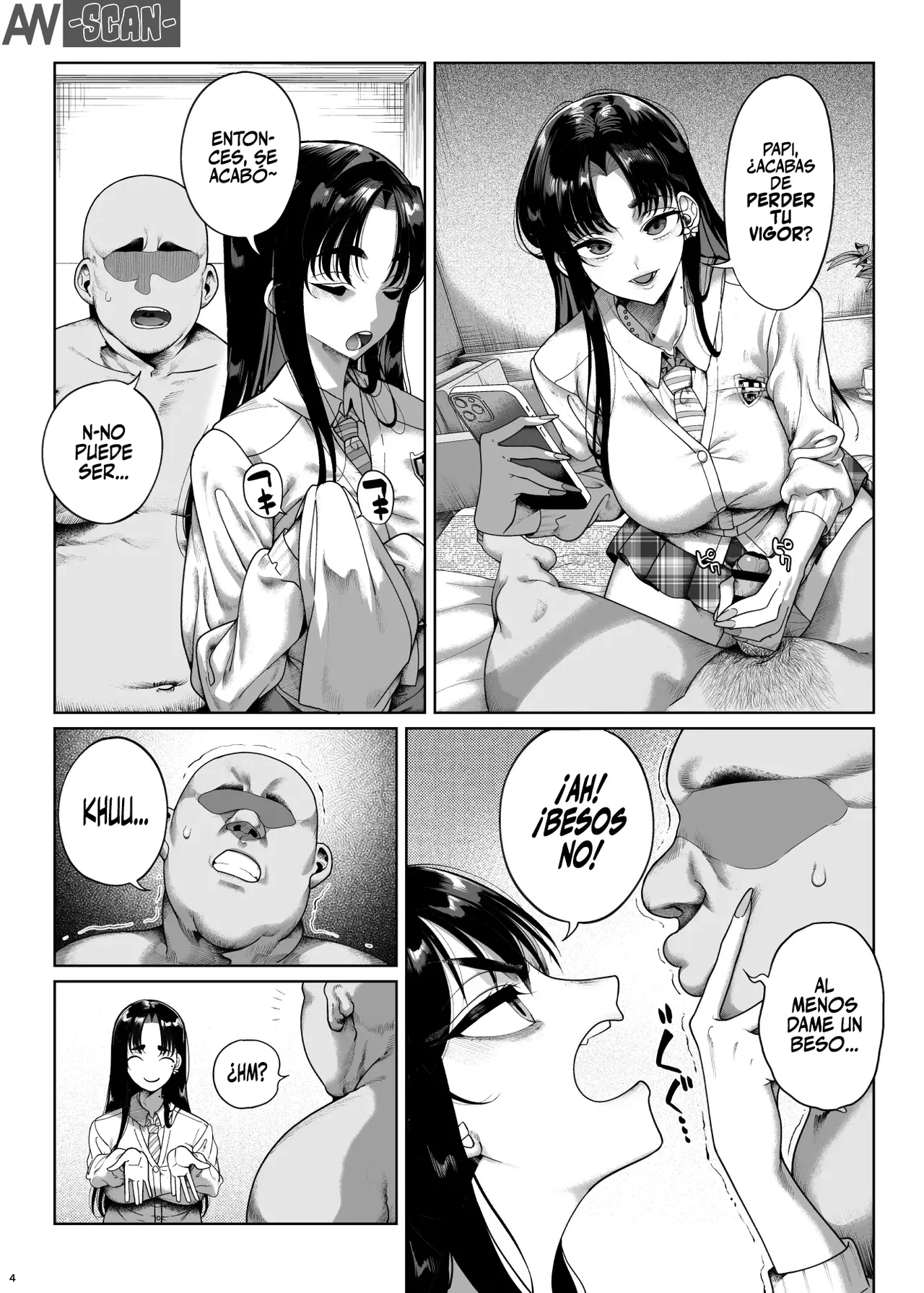 [Kamaboko Koubou (Kamaboko)] Namaiki P-katsu Musume Oshioki Choukyou [Spanish] [Andreww857 = -A.W. SCAN-] 이미지 번호 5