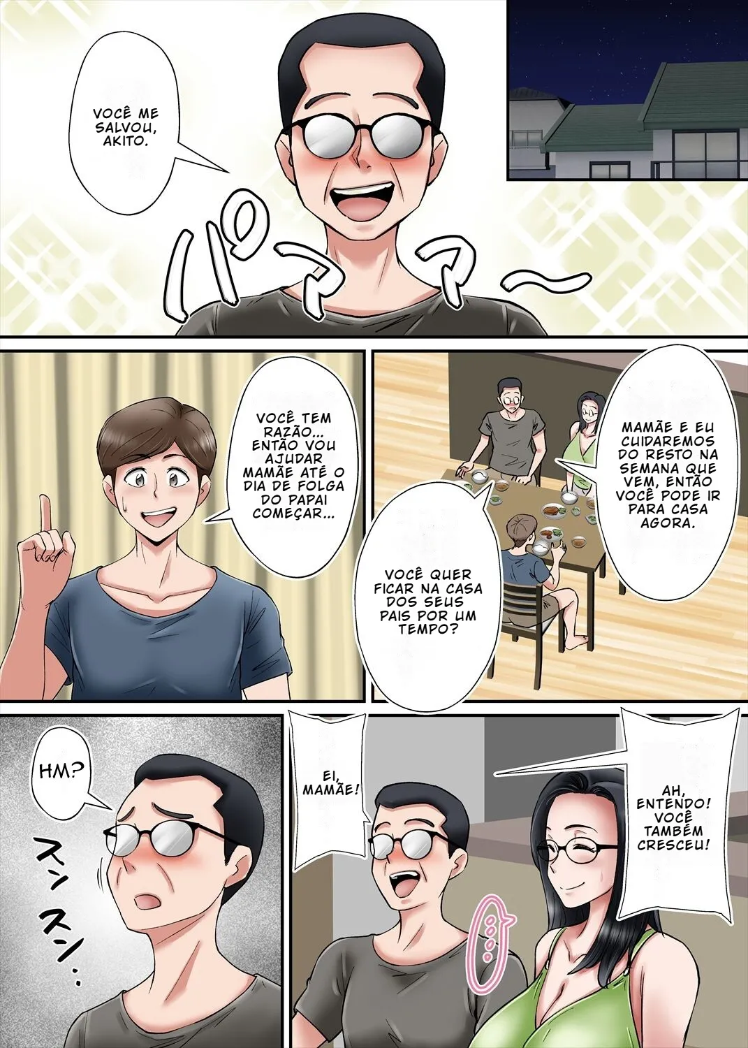 [Nobishiro] Haha no Sango Oppai ni Miserarete [Portuguese-BR] [BLACKSUB] изображение № 38