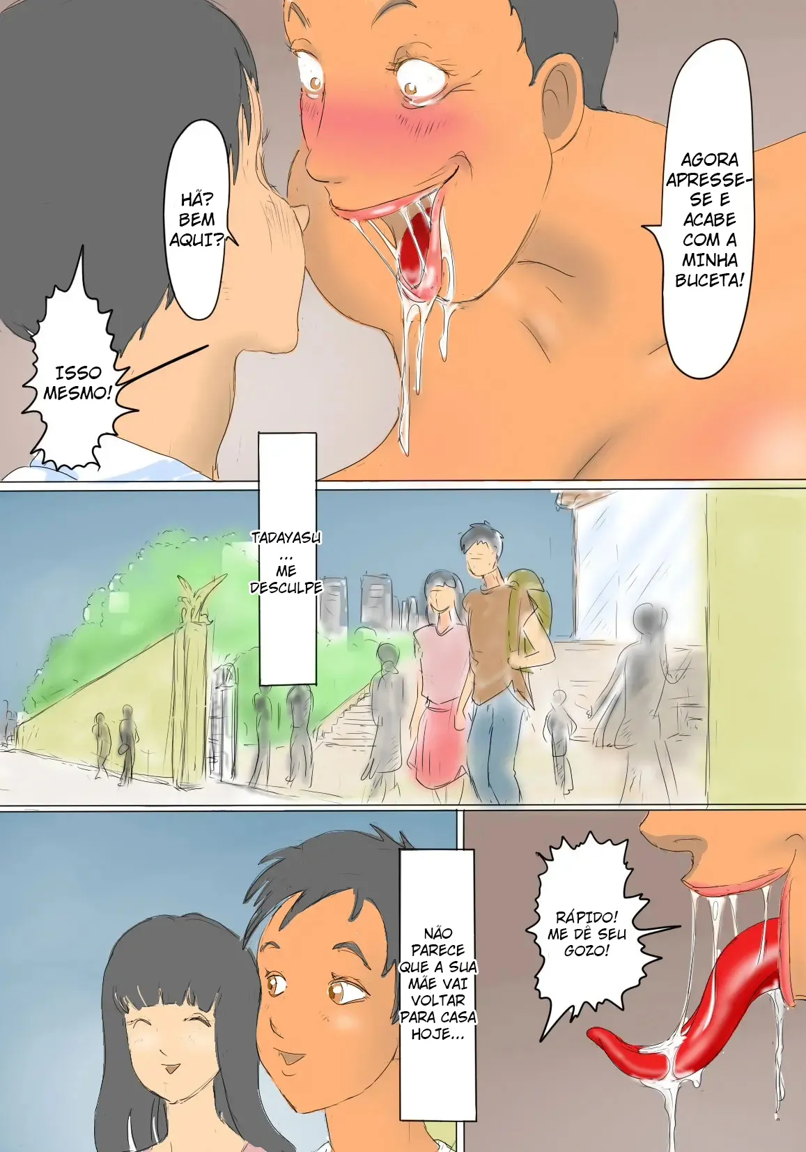 [Zenmai Kourogi] Kimie no Hashi no Shita Seikatsu [Portuguese-BR] [Ican] imagen número 44