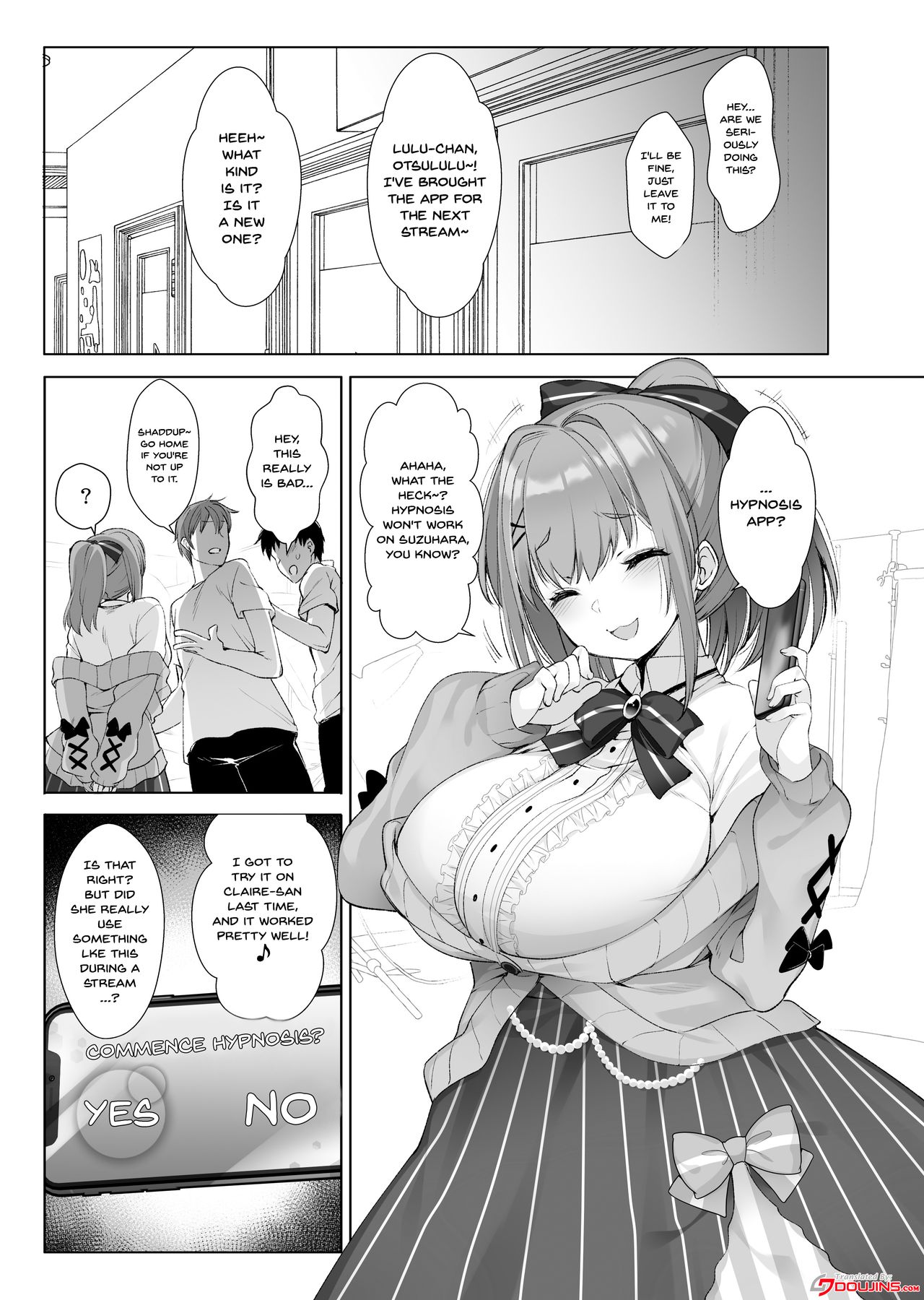 [French letter (Fujisaki Hikari)] Suzuhara Lulu to Himitsu no Saimin Appli (Suzuhara Lulu) [English] [Doujins.com] [Digital] numero di immagine  3