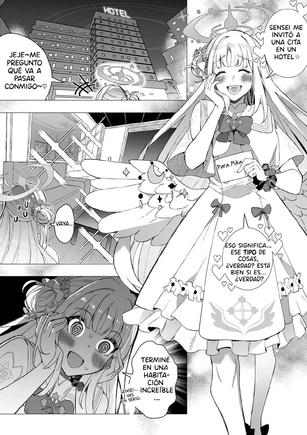 [Hyoui Lover (Duokuma)] Misono Mika No Nikutai Wo Nottoru Hanashi | A story about taking over Misono Mika's body (Blue Archive) [Spanish] [TF Scans] изображение № 1