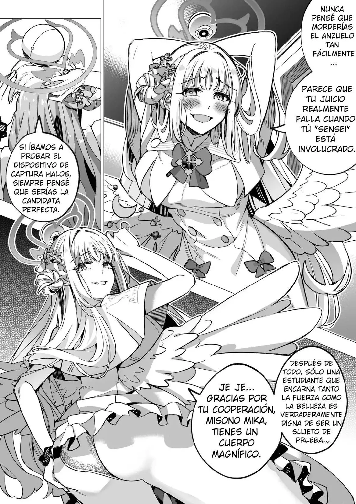 [Hyoui Lover (Duokuma)] Misono Mika No Nikutai Wo Nottoru Hanashi | A story about taking over Misono Mika's body (Blue Archive) [Spanish] [TF Scans] изображение № 6