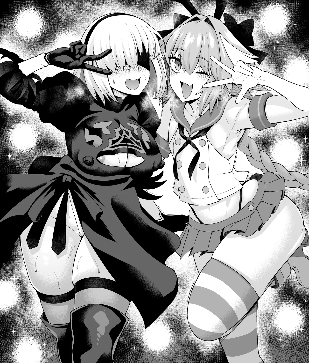 [Ankoman] Asutorufo to ￮￮￮, kosupure tokui-ten e iku ❤ [Text Cleaned]) [Decensored] première image