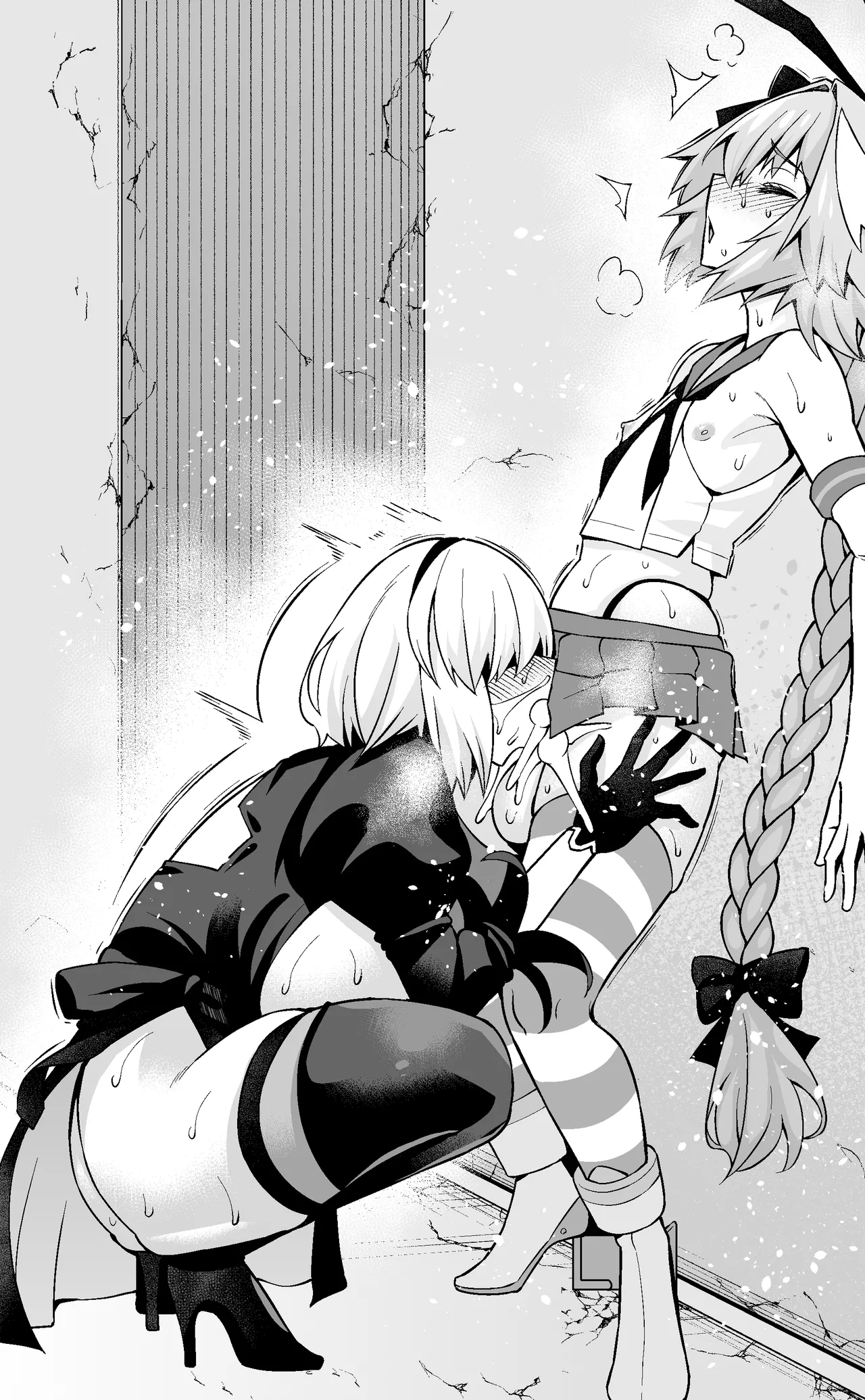 [Ankoman] Asutorufo to ￮￮￮, kosupure tokui-ten e iku ❤ [Text Cleaned]) [Decensored] 9eme image