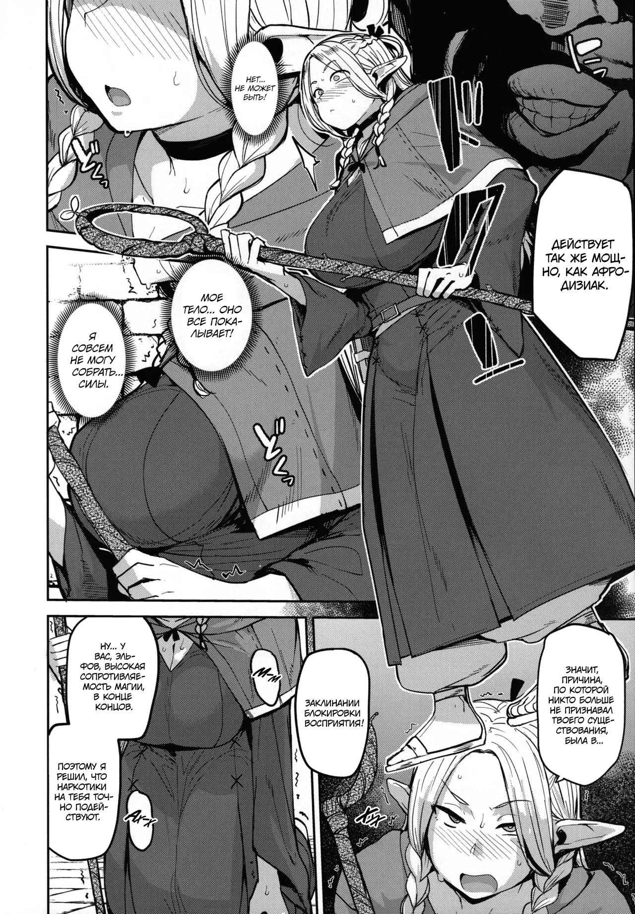 (C106) [North70 (Nanao Yukiji)] Chin Ochi Donkusa Elf (Dungeon Meshi) [Russian] [Turb1nka] 图片编号 9