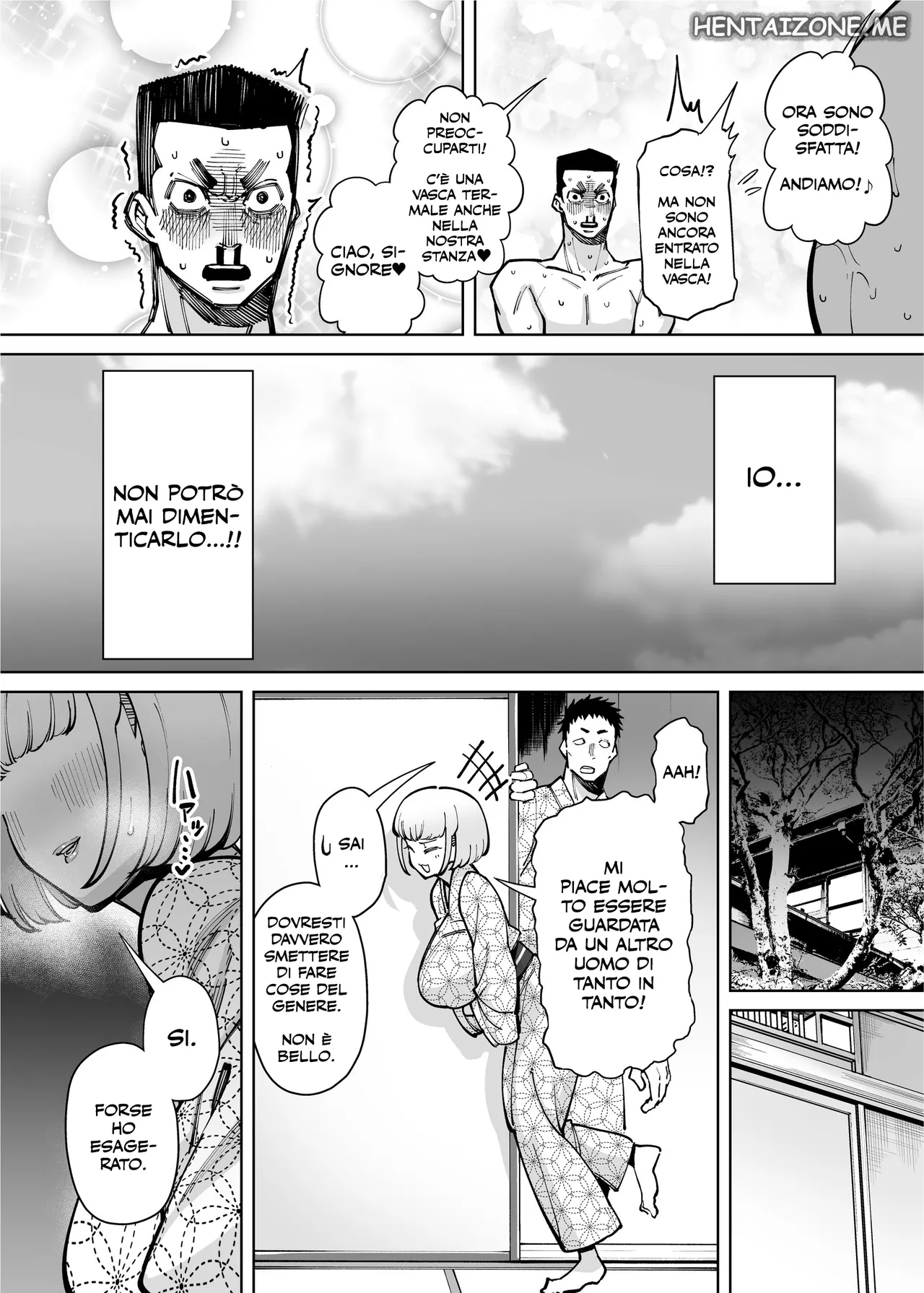 [Takashima] Hamerare Daisuki Bitch-chan Sukebe Onsen Ryokou Hen ~Souda Chinpo o Hameyou | Studente troia ama farsi guardare: viaggio bollente alle onsen [Italian] изображение № 26