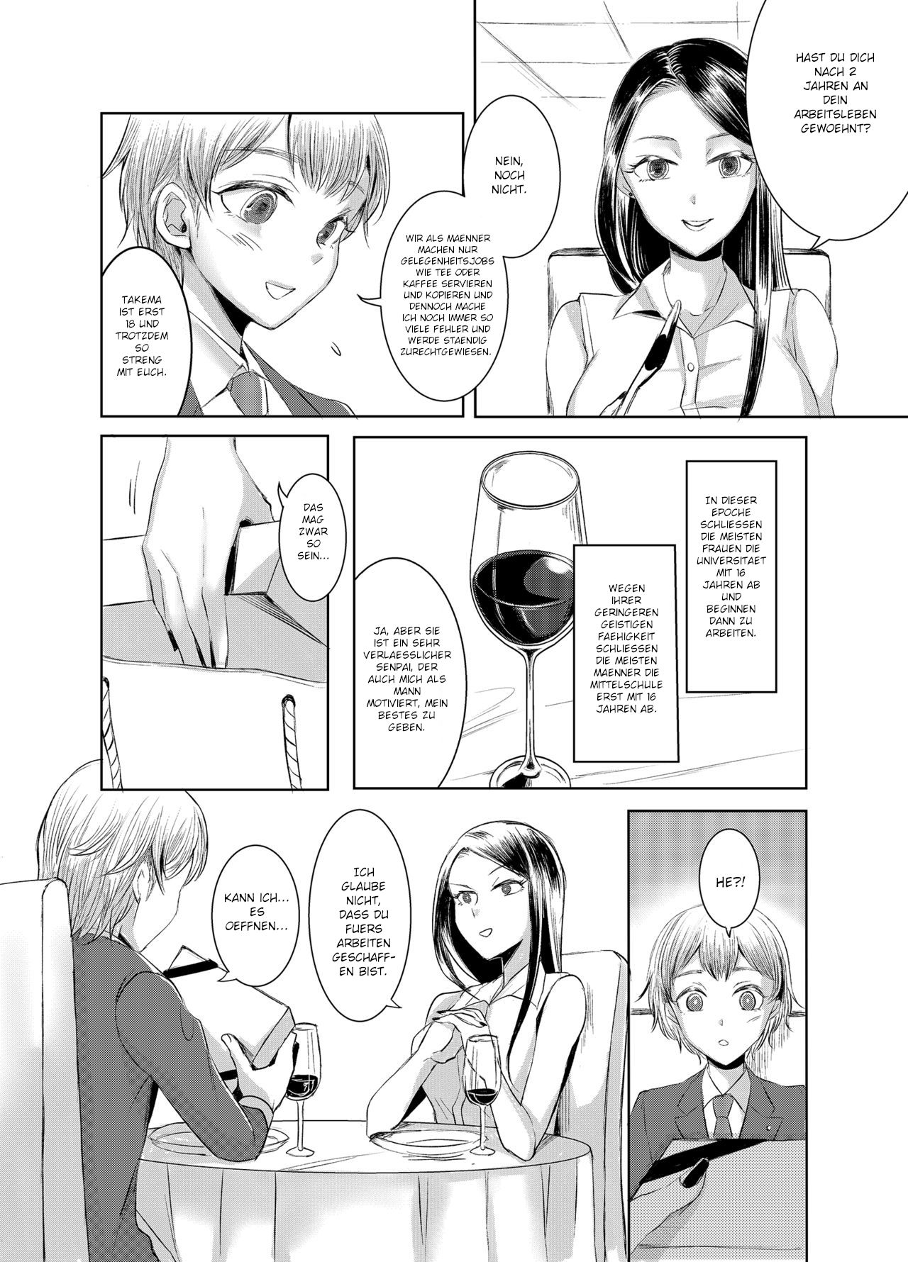 [Chijoku An (Yukishige)] Joken Kokka ni Okeru Konin to Kazoku Seikatsu [German] [LG Hydraulik] numero di immagine  3