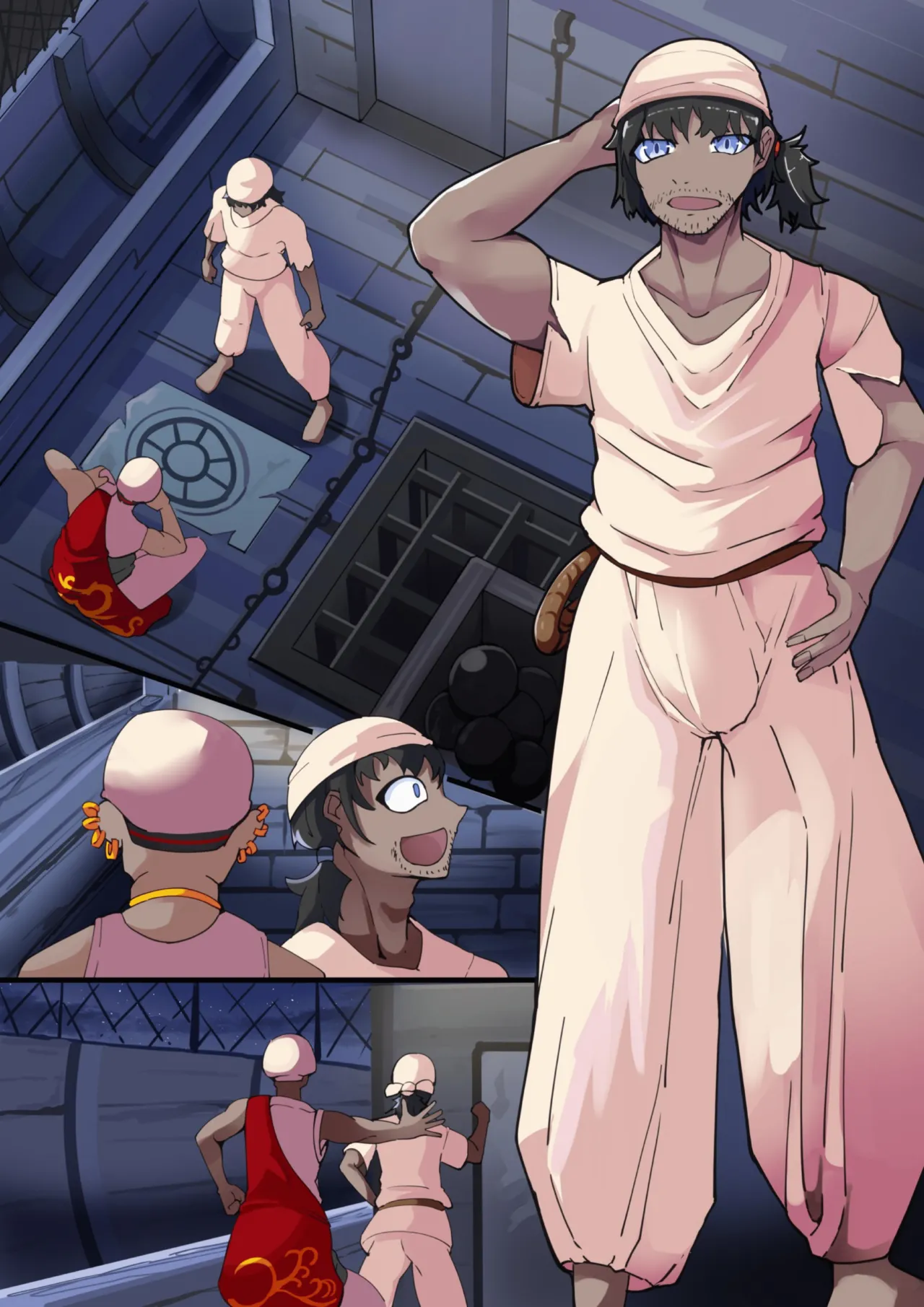 [hentaiworks (Aruma)] TSF Succubus Transformation Erotic Trap Dungeon & Erotic Equipment Ch. 1 [Speechless] image number 23