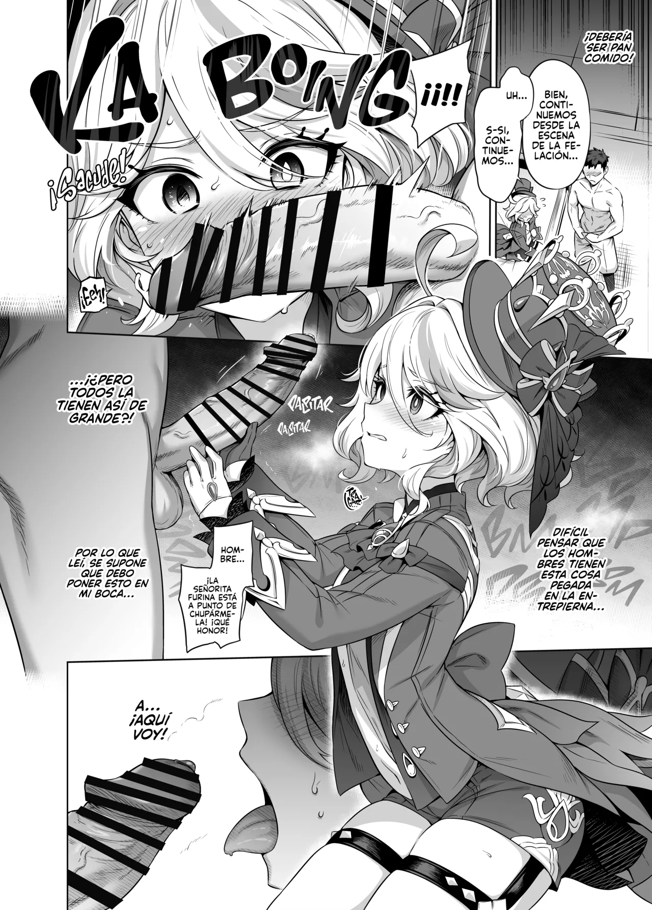 [Tottoko Starou (Mda Starou)] Furina-sama Wakattemasu yo ne? | ¿Puede Sentirme, Señorita Furina? (Genshin Impact) [Español] [Digital] Bildnummer 11