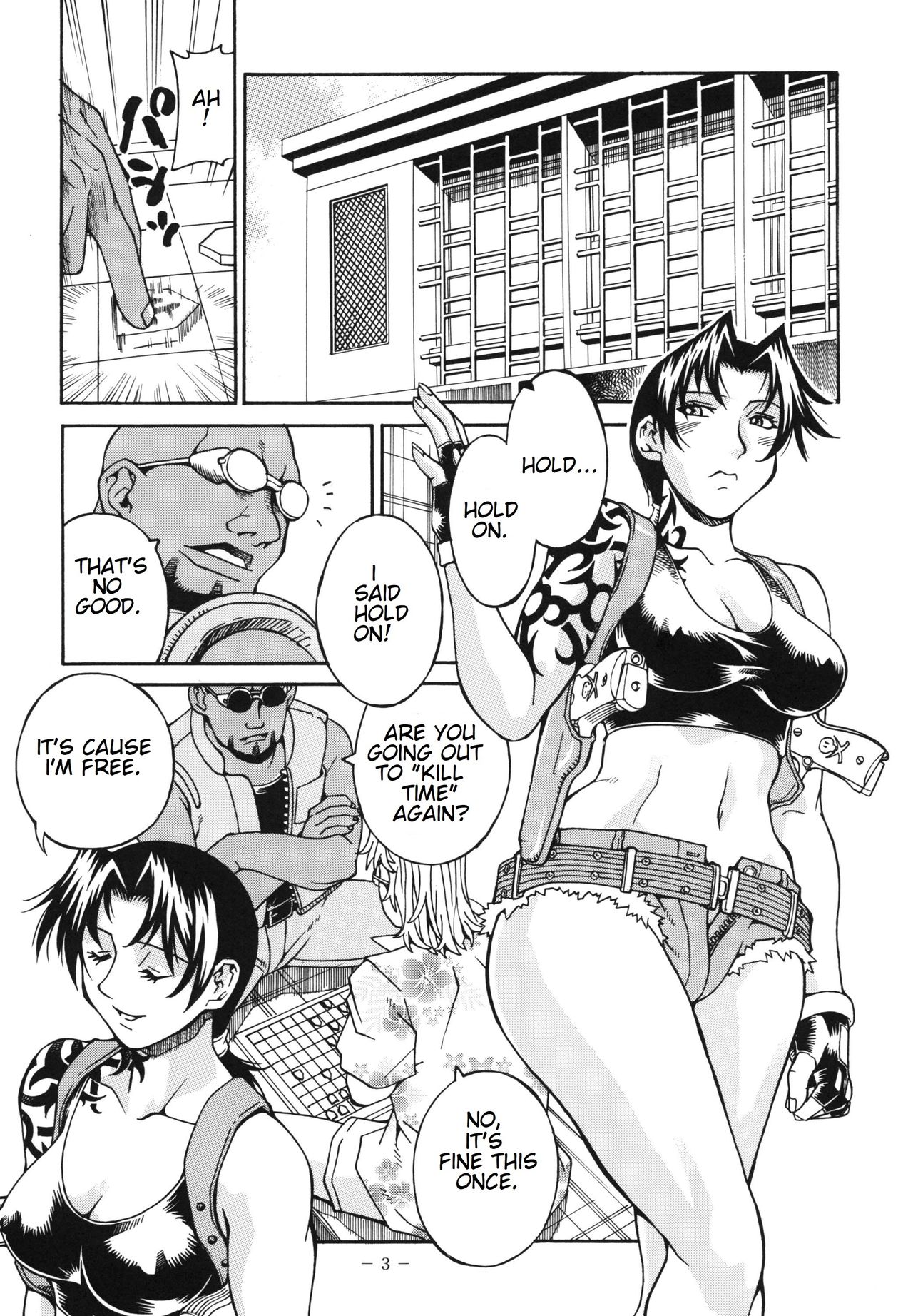 (C80) [Sangatsu no Lion (Don Shigeru)] TRIPLE HANDED (Black Lagoon) [English] image number 3