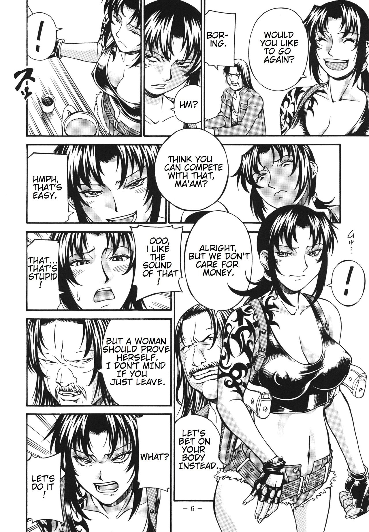 (C80) [Sangatsu no Lion (Don Shigeru)] TRIPLE HANDED (Black Lagoon) [English] image number 6