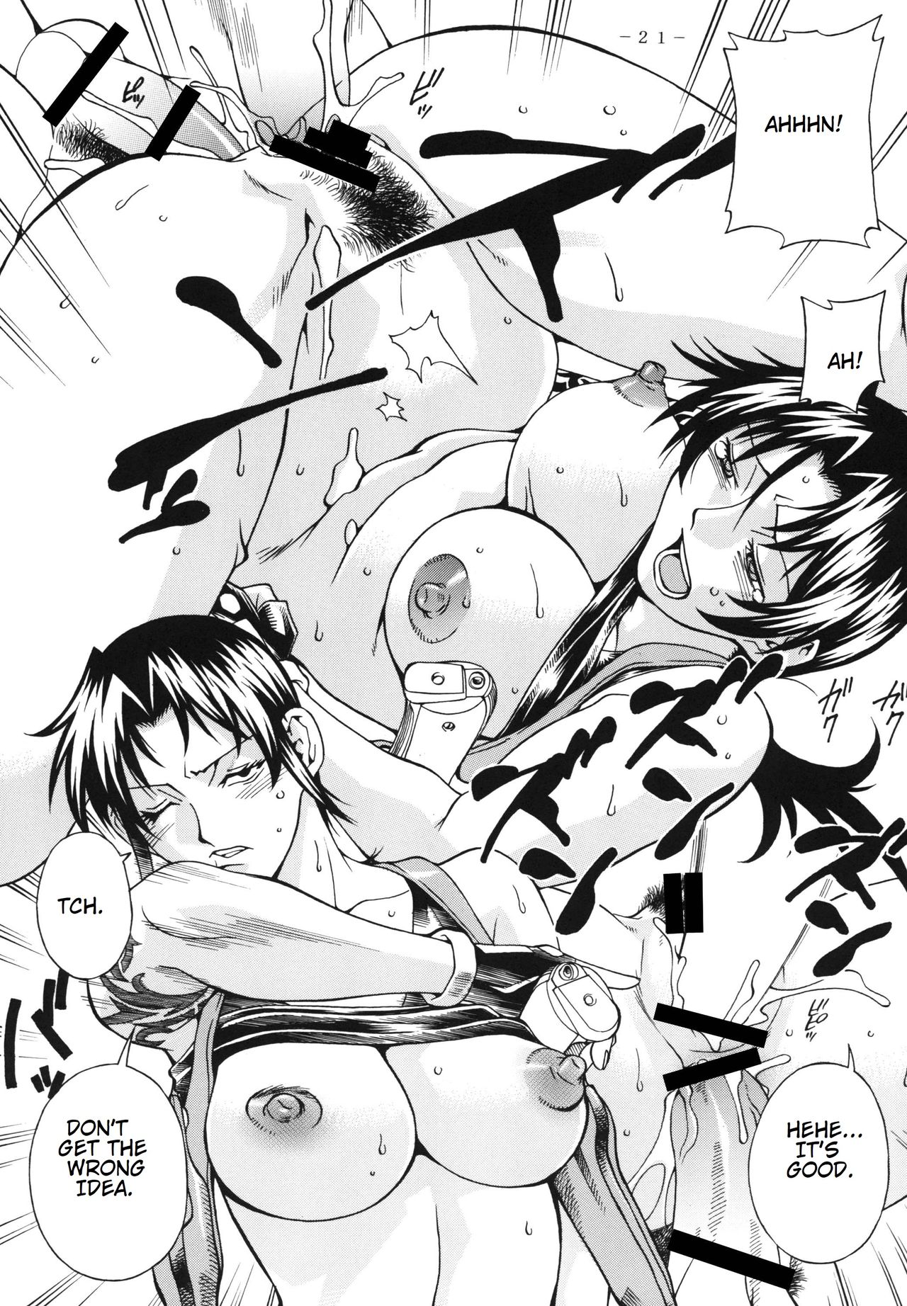 (C80) [Sangatsu no Lion (Don Shigeru)] TRIPLE HANDED (Black Lagoon) [English] image number 21