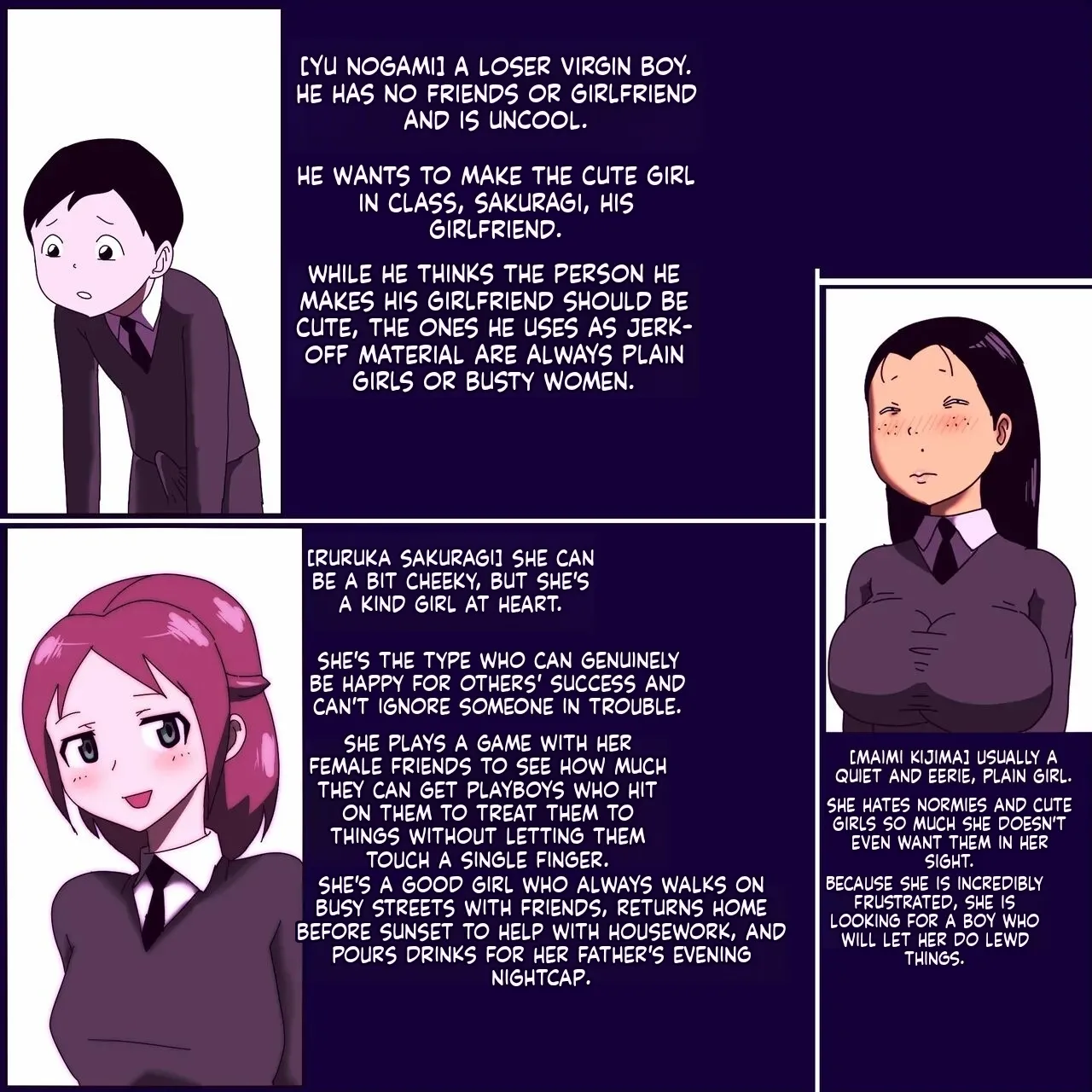 [ampullaria] The Classy Ugly Bitch with a Lecherous Gaze ~Blowjob Edition♥~ (English) 图片编号 2