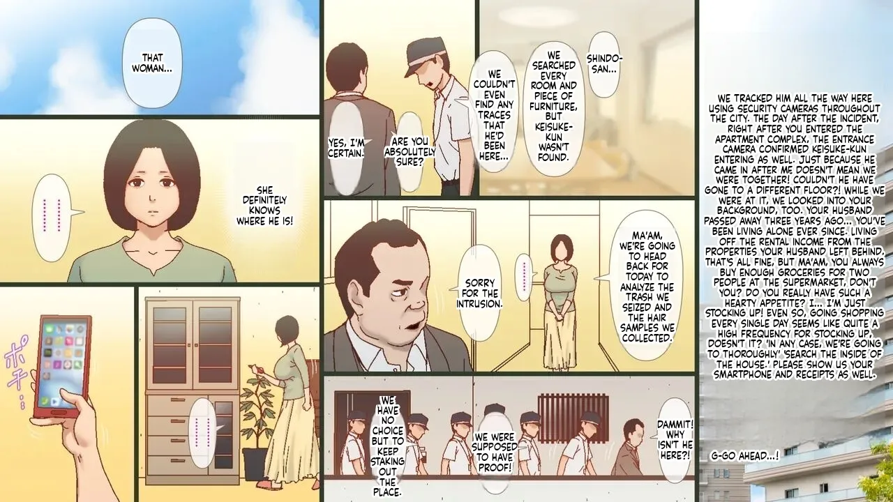 [GN (Girl's Number)] Big-breasted widow falls completely for runaway boy's massive ejaculation (English) изображение № 22