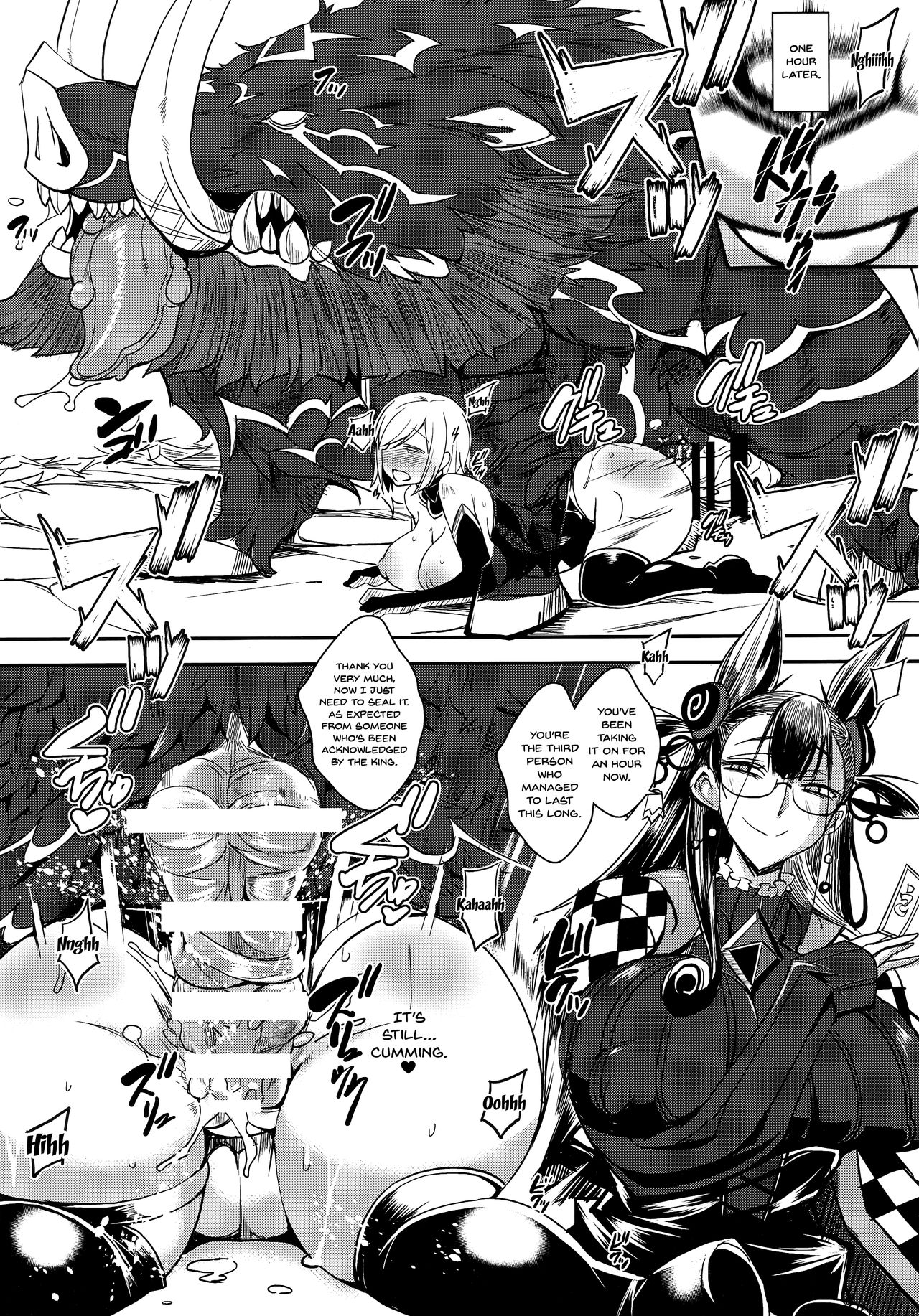 (C96) [YOMOTHUHIRASAKA (bbsacon)] Shoukan Dajun (Fate/Grand Order) [English] [Doujins.com] image number 13