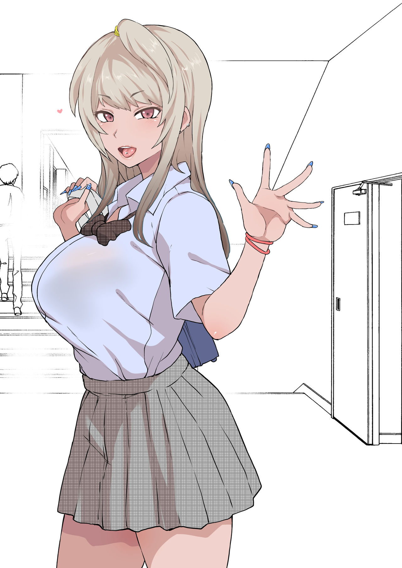 [Terasu MC] Otaku no Boku to Iikanjidatta Kuro Gyaru Kouhai wo Netorareru Mini | A mini about black gyaru who has good feeling with the otaku me being cucked image number 14