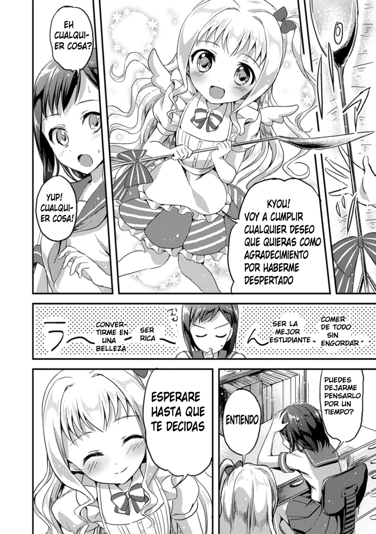 [Oimo] Negaigoto Hitotsu | Wish For One (2D Comic Magazine Yuri Ninshin Vol. 4) [Spanish] [Mugidanshi Fansub] [Digital] image number 6