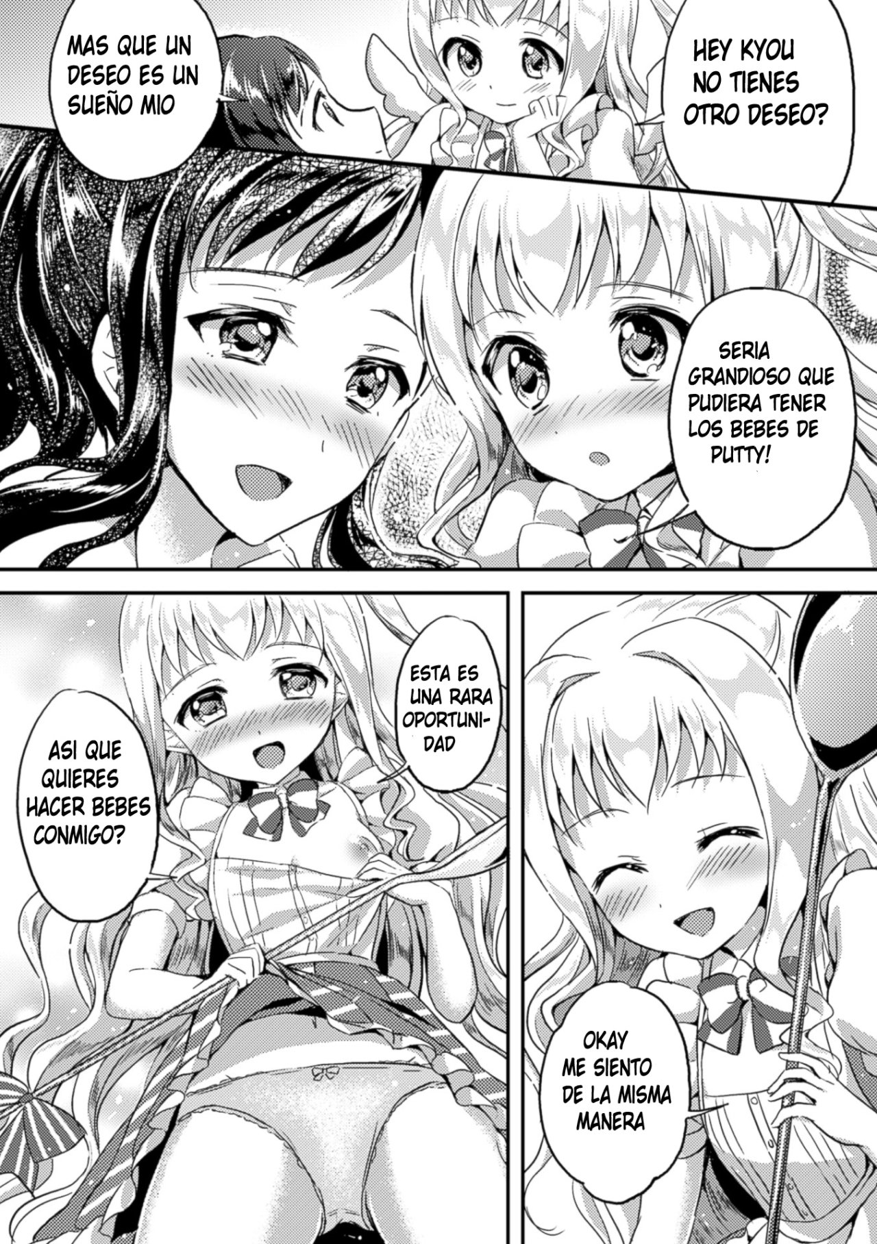 [Oimo] Negaigoto Hitotsu | Wish For One (2D Comic Magazine Yuri Ninshin Vol. 4) [Spanish] [Mugidanshi Fansub] [Digital] image number 14