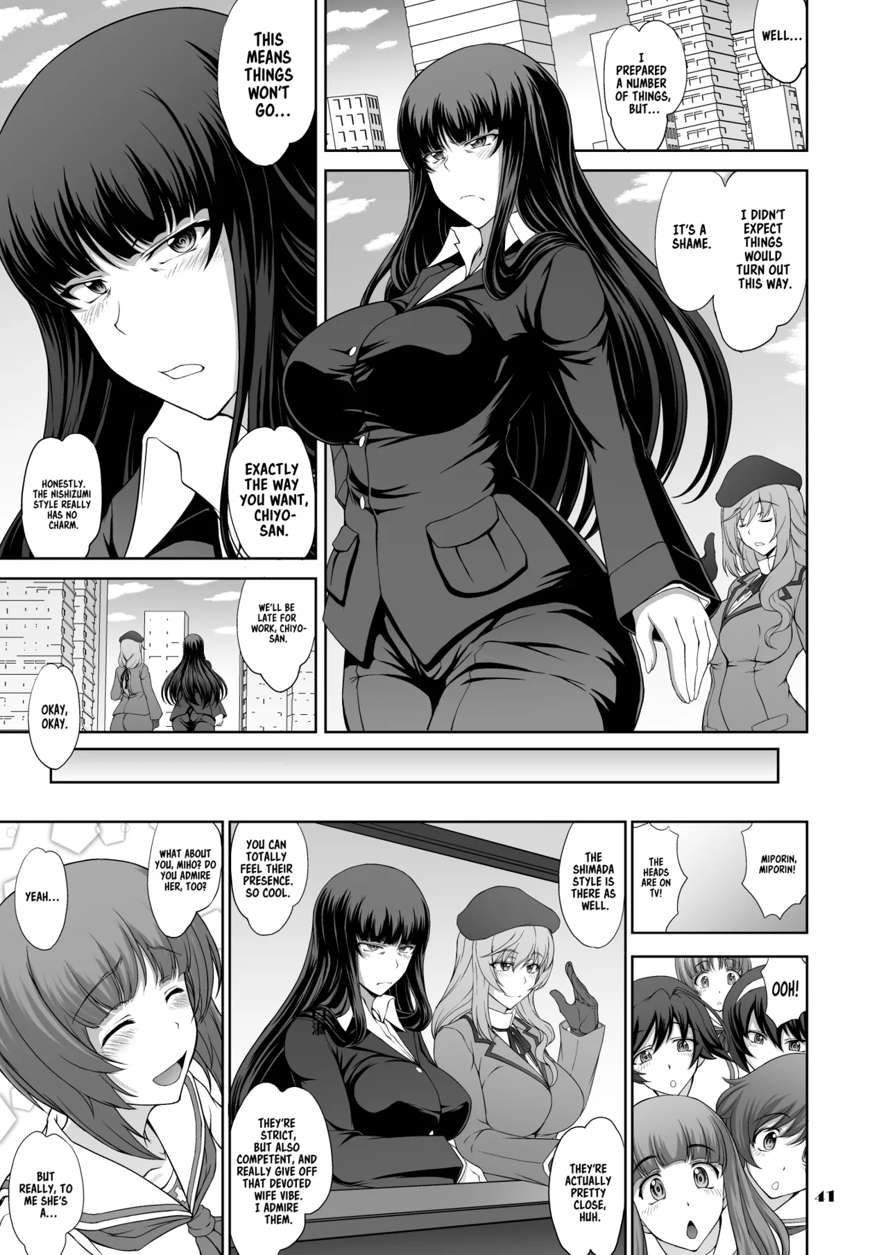 [Majimadou (Matou)] Iemoto no Hyakuya Taetara Soku Kaihou! Jikkyou Tanetsuke Namahaishin (Girls und Panzer) | Instant Freedom if The Head Survives For 100 Nights!! Live Commentary Breeding Livestream [English] [Sonarin迫] [Digital] изображение № 41