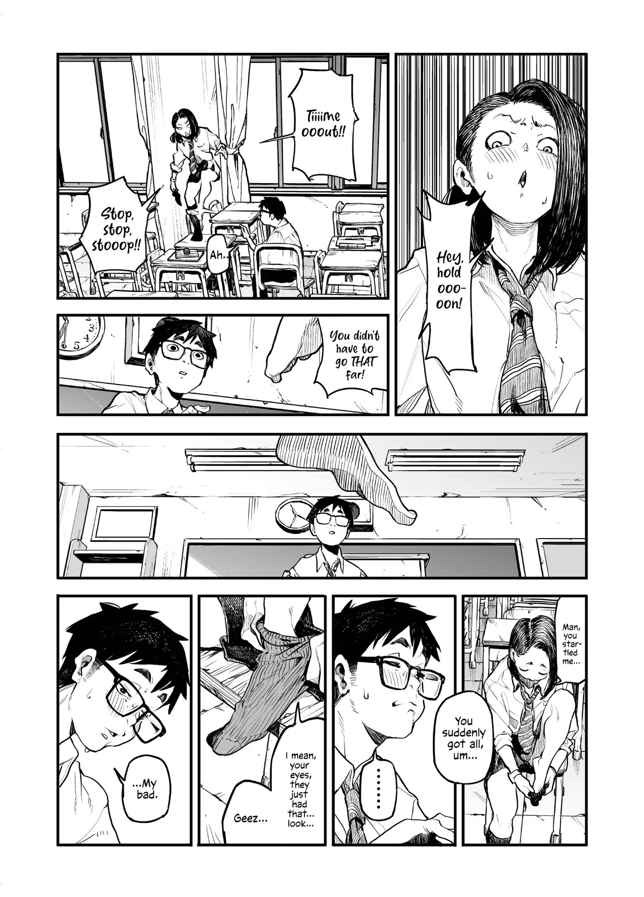 [Takayanagi Katsuya] Onnanoko ni Ashi no Nioi o Kakunin Shitekure to Tanomareru Hanashi [English] [Your Deer Friends Black] 图片编号 16