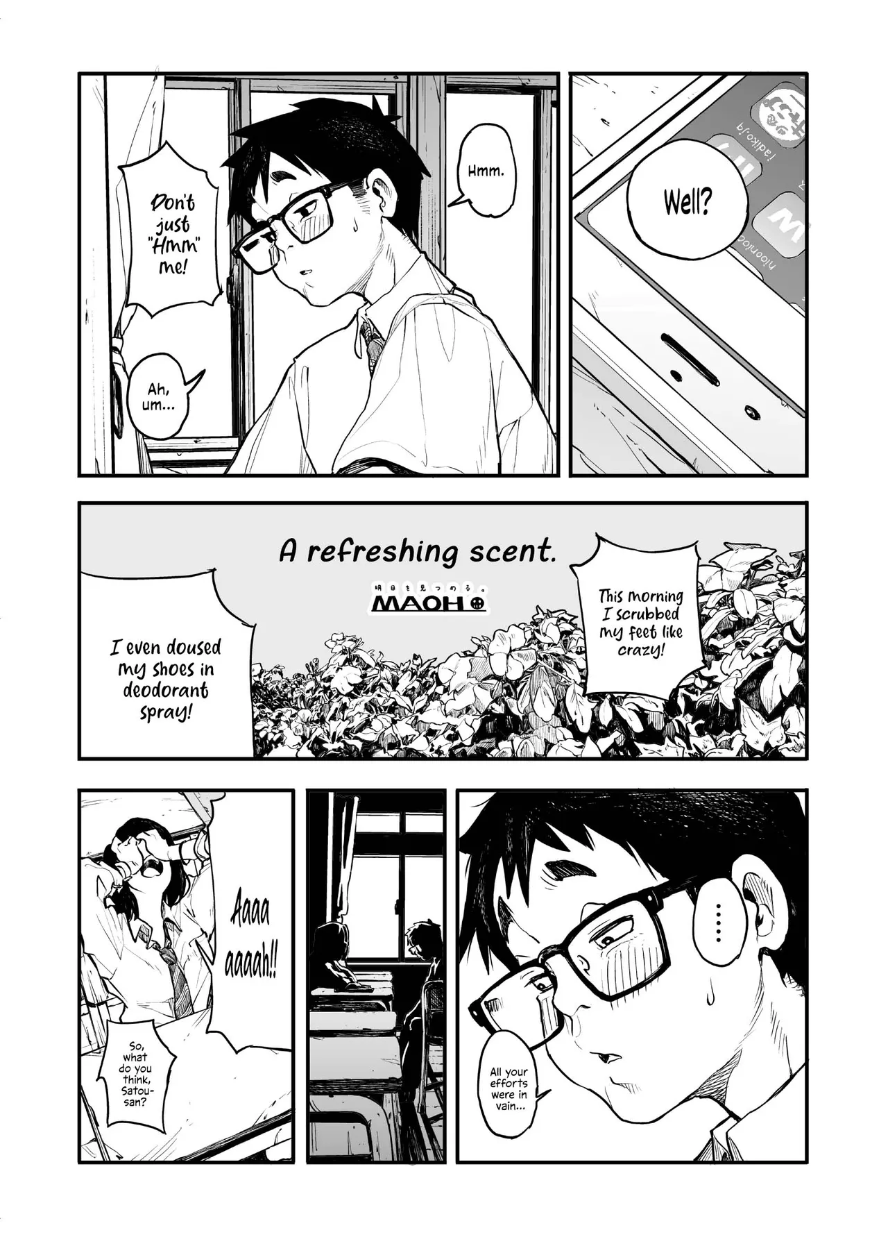 [Takayanagi Katsuya] Onnanoko ni Ashi no Nioi o Kakunin Shitekure to Tanomareru Hanashi [English] [Your Deer Friends Black] 图片编号 17